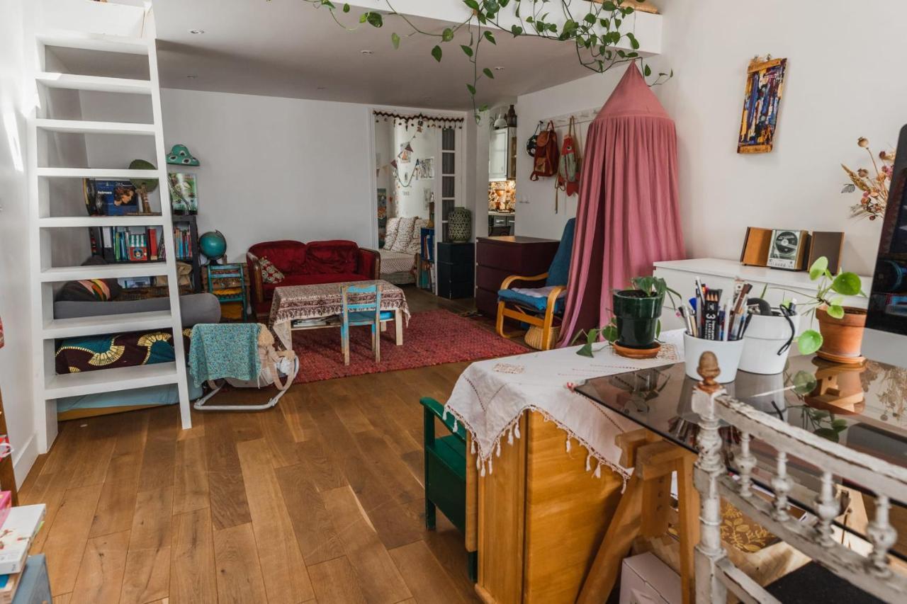 Bright Atypical Duplex In Menilmontant Apartment Париж Екстериор снимка