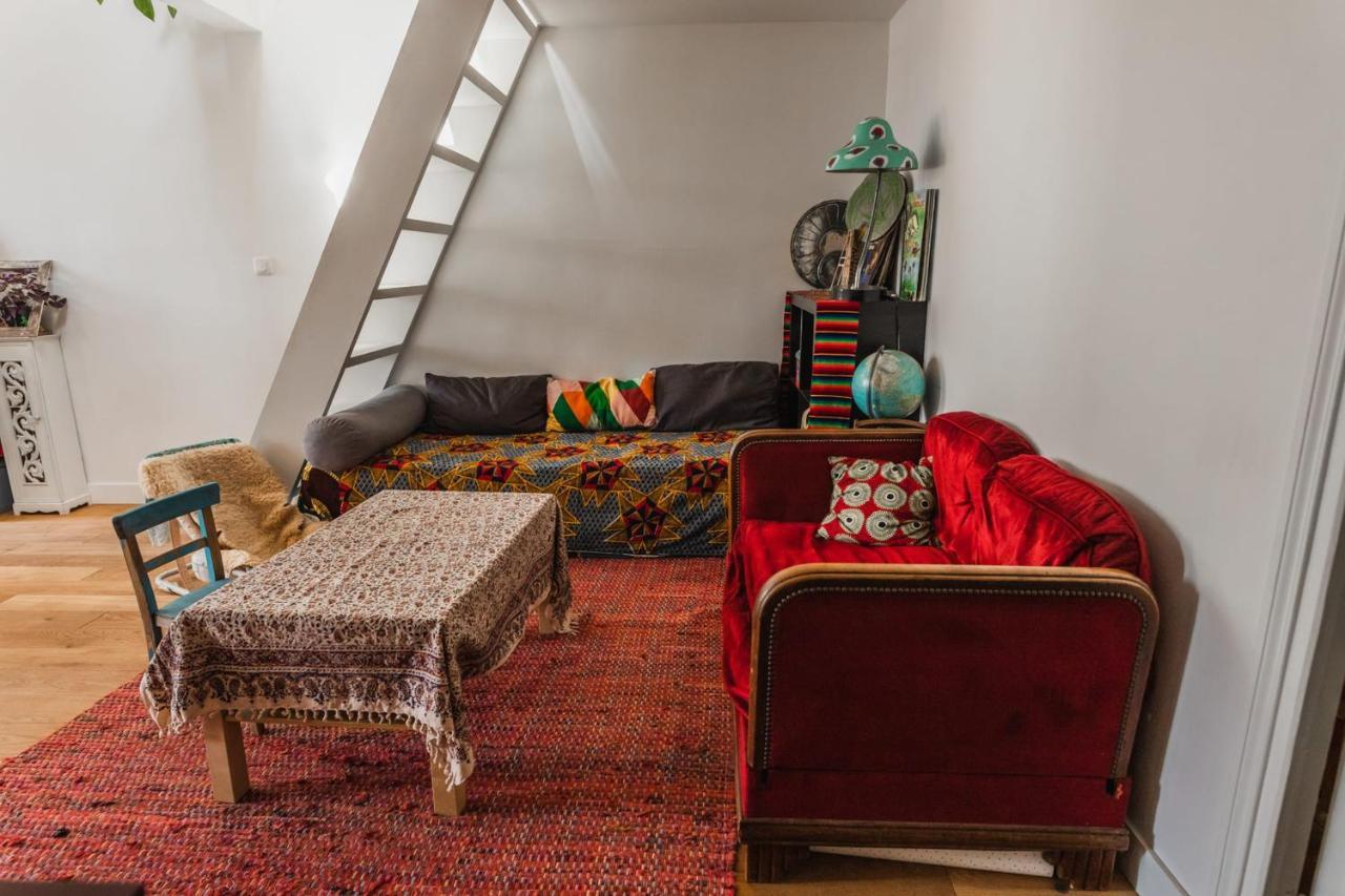 Bright Atypical Duplex In Menilmontant Apartment Париж Екстериор снимка