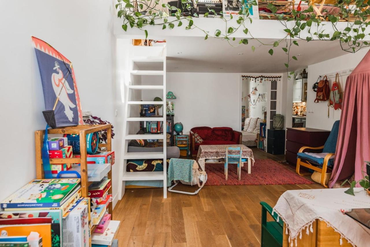 Bright Atypical Duplex In Menilmontant Apartment Париж Екстериор снимка